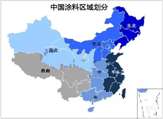 一眼望尽中国涂料产业江山（附最全中国涂料产业区域发展介绍）